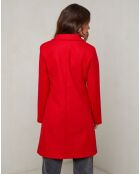 Manteau Iris rouge