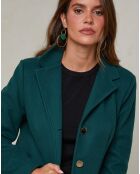 Manteau Iris vert foncé