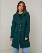 Manteau Iris vert foncé