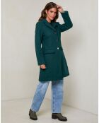 Manteau Iris vert foncé