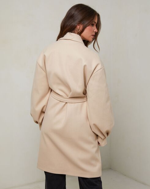 Beige jas Victoire