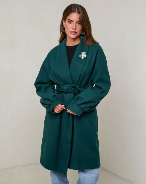 Manteau Victoire vert foncé