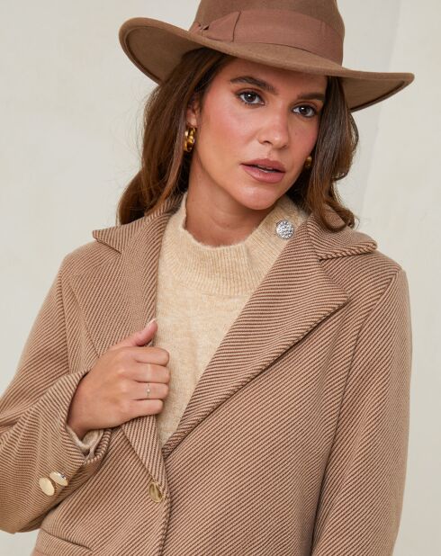 Manteau Chloe camel