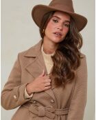 Manteau Lea camel
