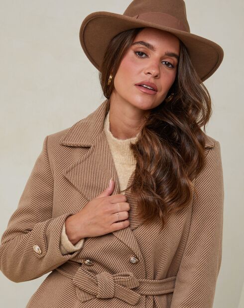 Manteau Lea camel