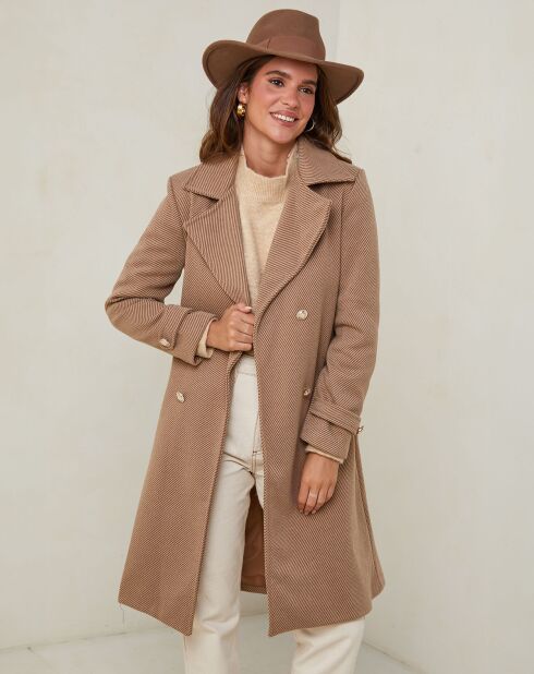 Manteau Lea camel