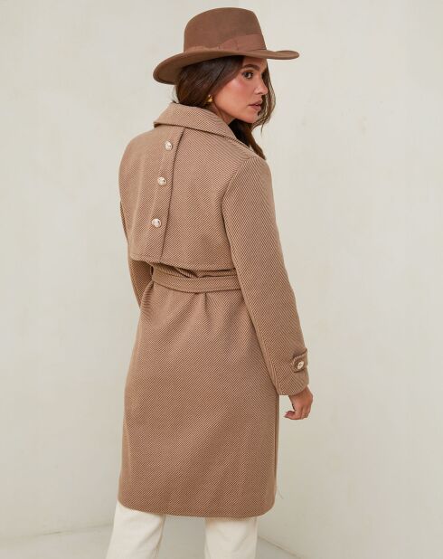 Manteau Lea camel