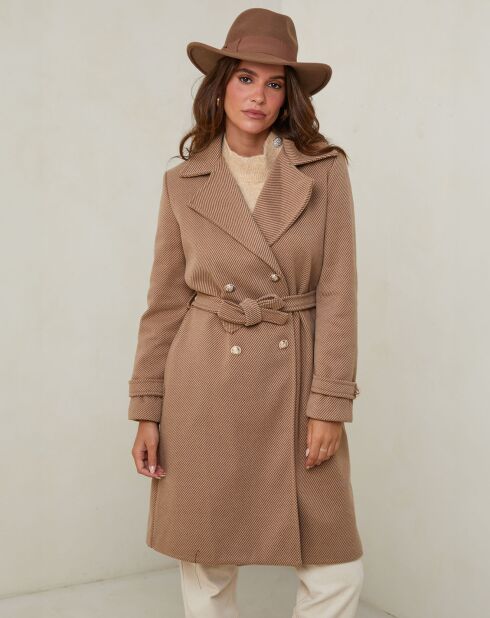 Manteau Lea camel