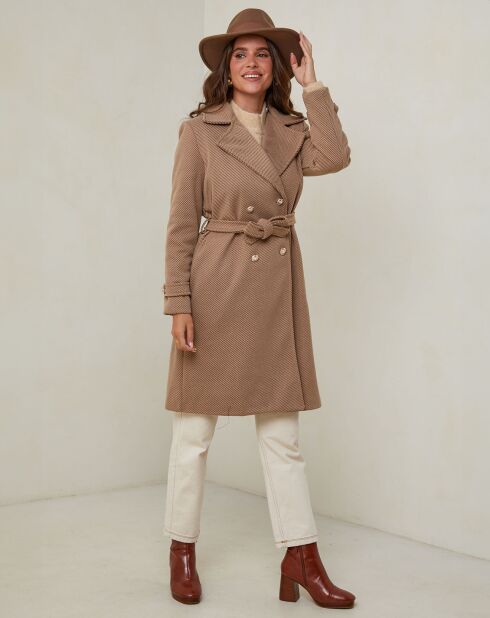 Manteau Lea camel
