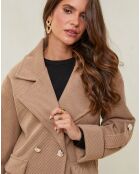 Manteau Jeanne camel