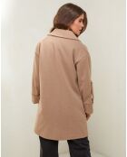 Manteau Jeanne camel