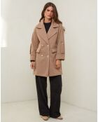 Manteau Jeanne camel