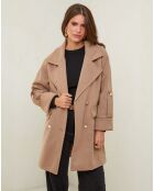 Manteau Jeanne camel