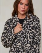Manteau Leonie beige/noir