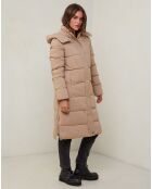 Piumino Victoria camel