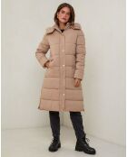 Piumino Victoria camel