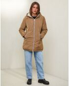 Piumino Romane camel