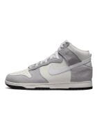 Sneakers en Cuir & Velours de Cuir Dunk gris/blanc