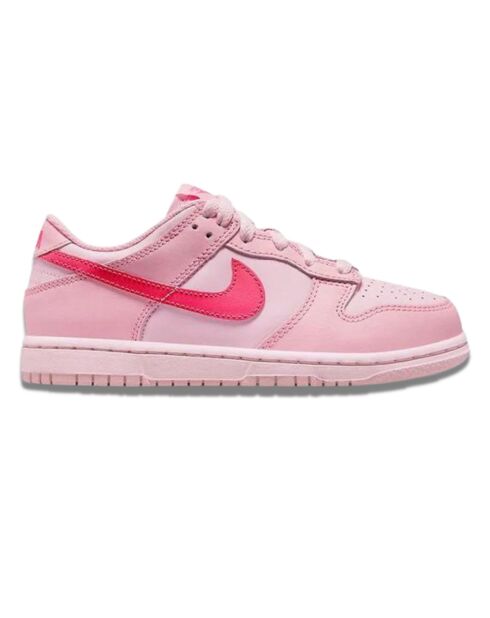 Sneakers en Cuir Dunk roses