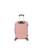 2 valigie S+M Orika 55/65 cm in oro rosa