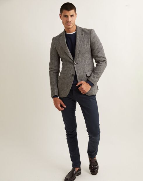 Blazer Espiga gris