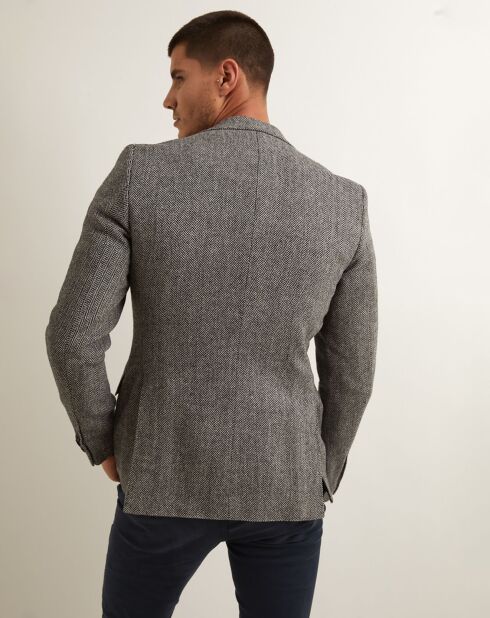 Blazer Espiga gris