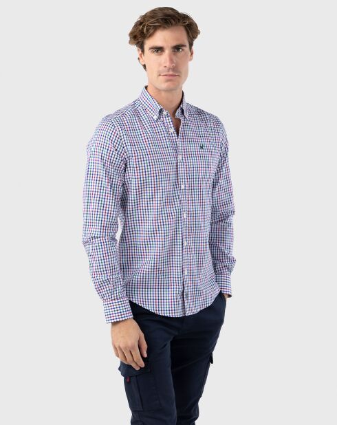 Chemise Oxford marine