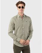 Chemise Harvard verte