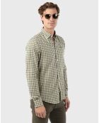 Chemise Harvard verte