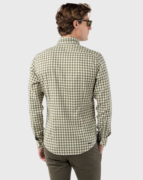 Chemise Harvard verte