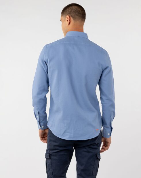 Chemise Micro marine