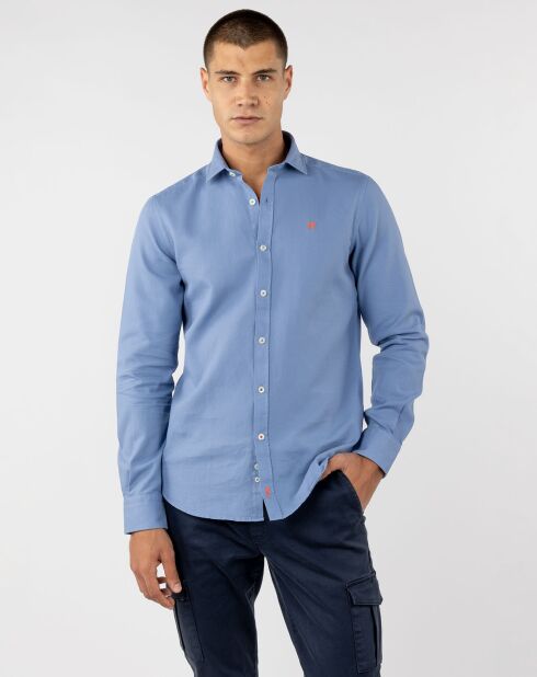 Chemise Micro marine