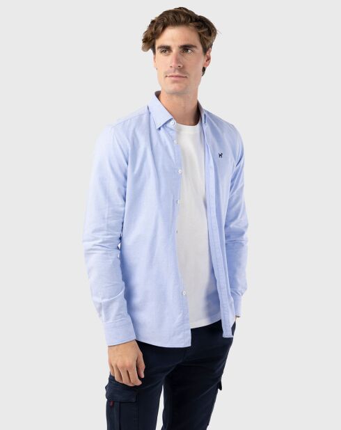 Chemise Oxford bleue