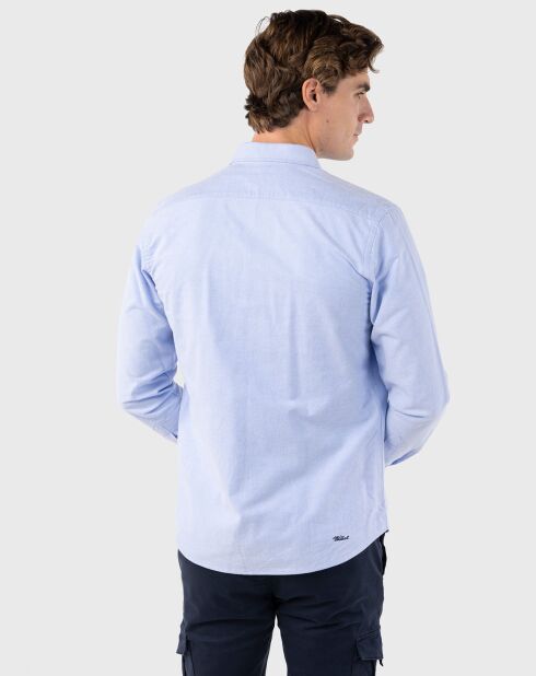 Chemise Oxford bleue