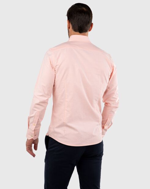 Chemise Oxford orange