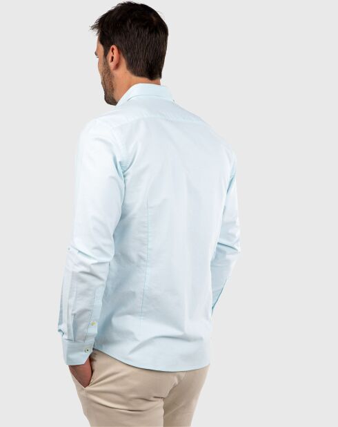 Chemise Oxford turquoise