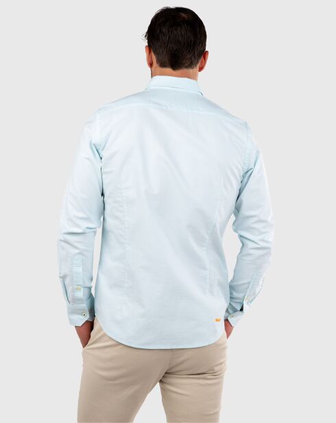 Chemise Oxford turquoise