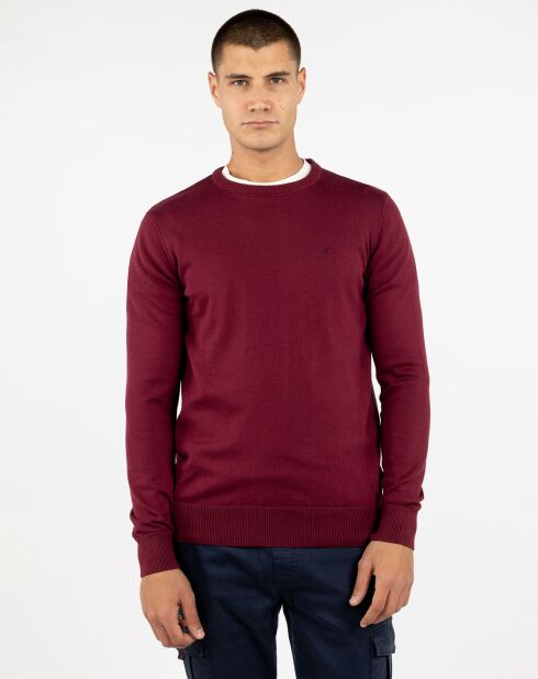 Pull Cuello bordeaux