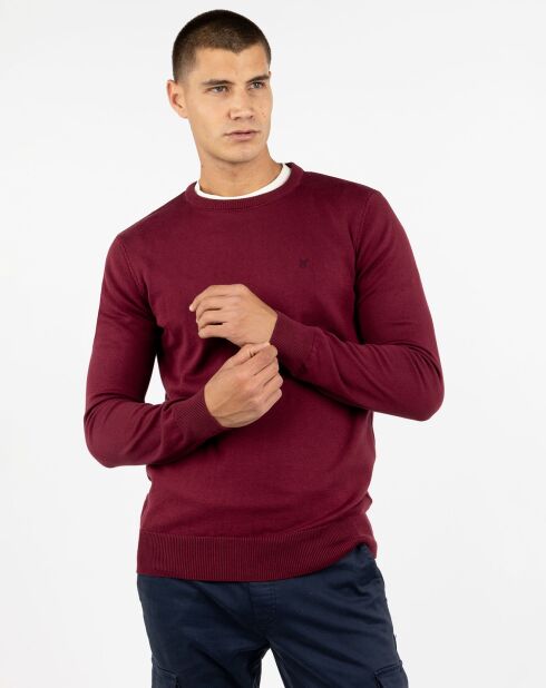 Pull Cuello bordeaux