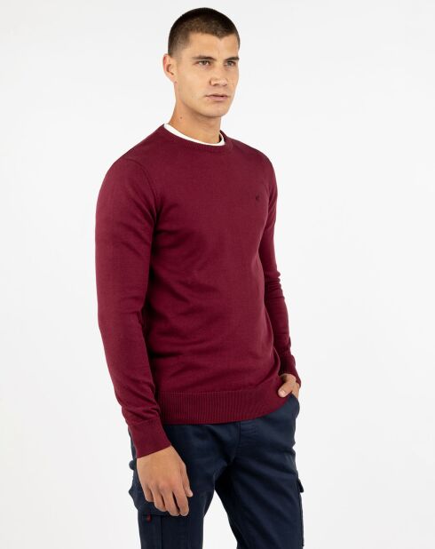 Pull Cuello bordeaux