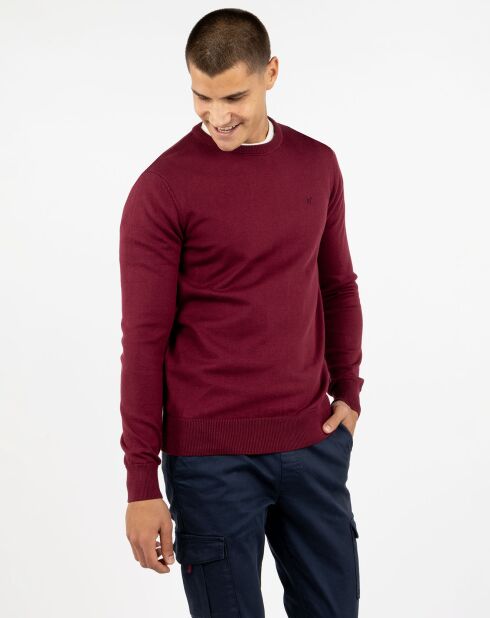 Pull Cuello bordeaux