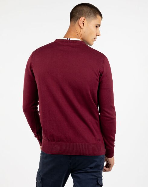 Pull Cuello bordeaux