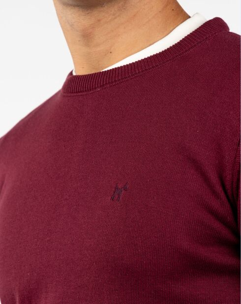 Pull Cuello bordeaux