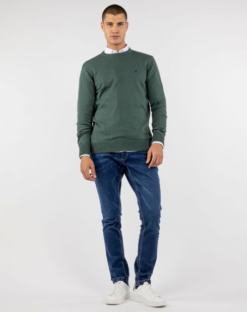 Pull Cuello vert bouteille