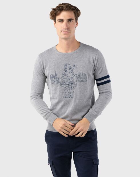 Pull Mr Williot Londres gris