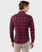 Chemise flanelle Viella rouge