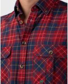 Chemise flanelle Viella rouge