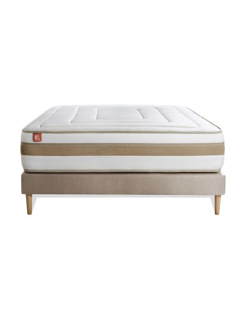 Ensemble LE RAFFINÉ sommier kit beige