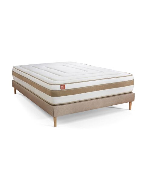 Ensemble LE RAFFINÉ sommier kit beige