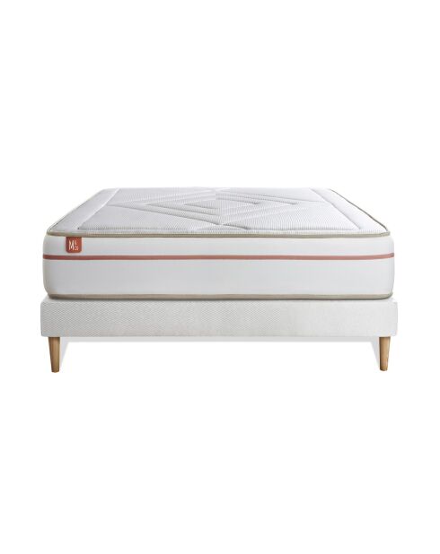 Ensemble LE PAISIBLE sommier kit blanc